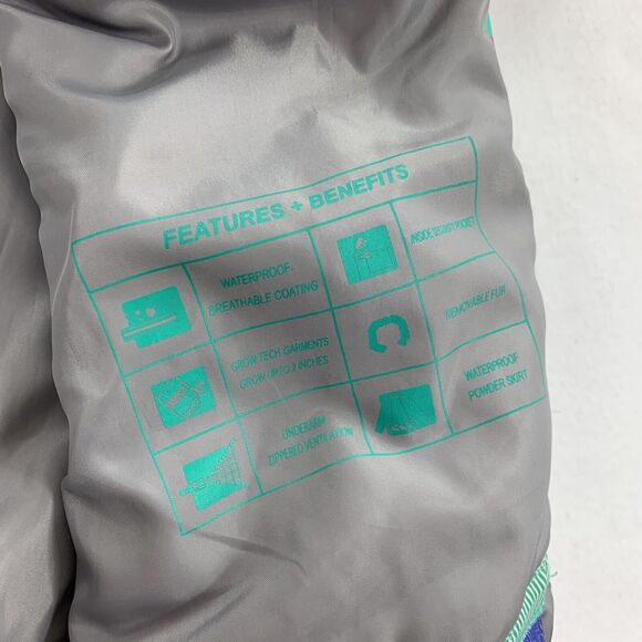 $169 M3 Millennium Three Lana Snowboard Jacket Size Large Youth Pink Gray Skiing - Picture 5 of 9